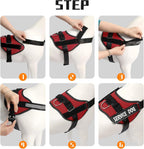 Removable Velcro patches on Mumupet small dog harness