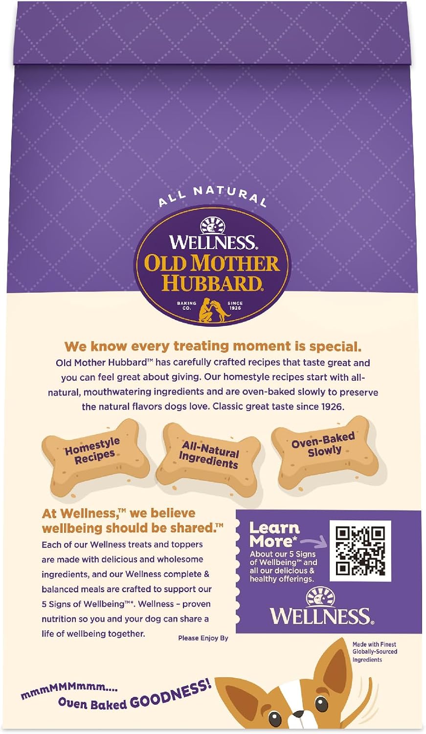Old Mother Hubbard Wellness classic pet snacks 20 Ounce package