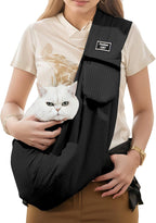 Dog Sling,Dog Slings for Small Dogs for 3-12 lbs,Puppy Sling Made of Waterproof and Anti-Static Fabric, Cat Sling with Storage Bag, Anti-Detachment, Make It Easy for Pets to Travel,Pink - Image 10