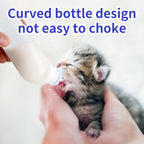 Xuandea puppy and kitten feeding kit components including graduated measuring cup