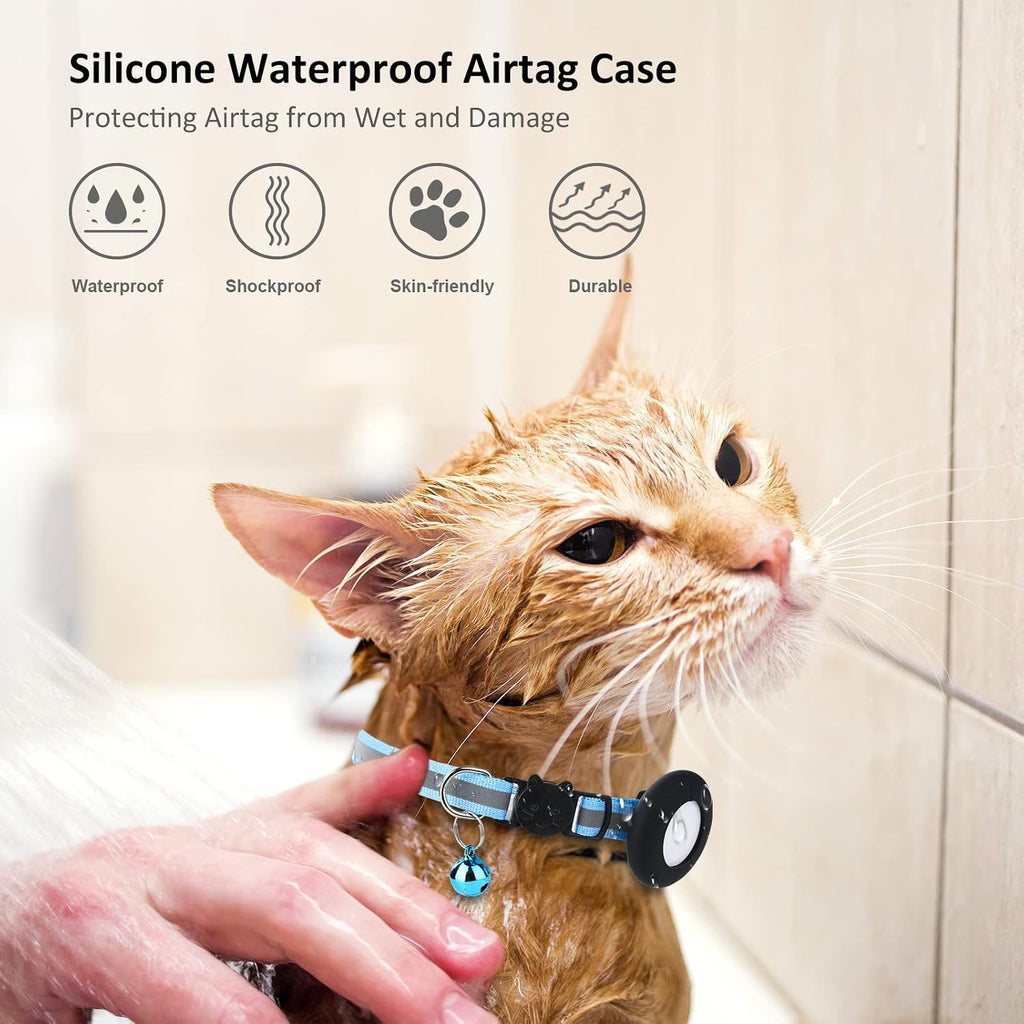 Waterproof pet accessory case showing the tight seal that protects tracking electronics from moisture.