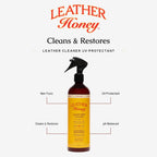 Leather Honey individually wrapped leather cleaning wipes for shoes and jackets