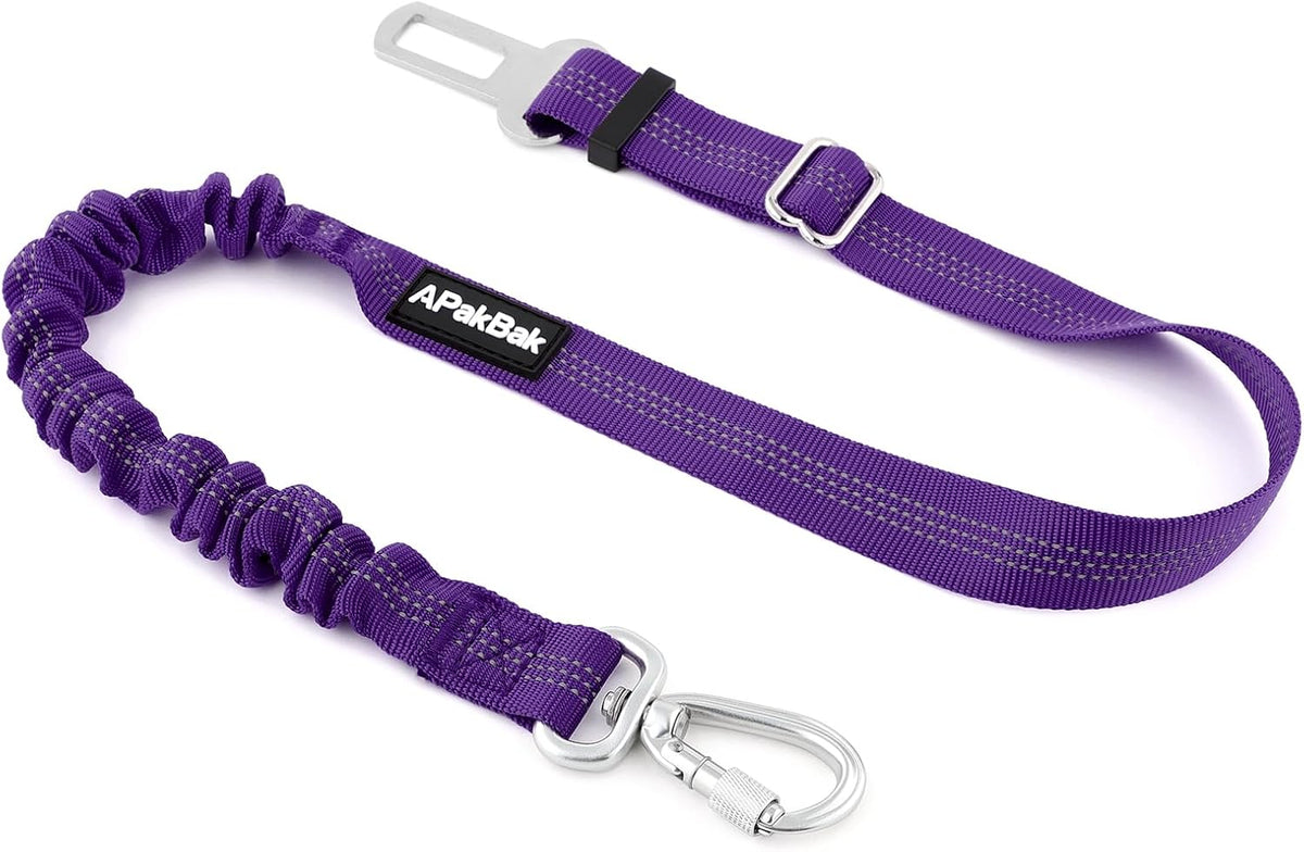 Dog Seat Belt for Car, Adjustable Dog Car Harness Seatbelt for Small Medium Large Dogs, Heavy Duty Travel Safety Restraint with Locking Aluminum Hook & Reflective Nylon Strap, Pink - Image 13