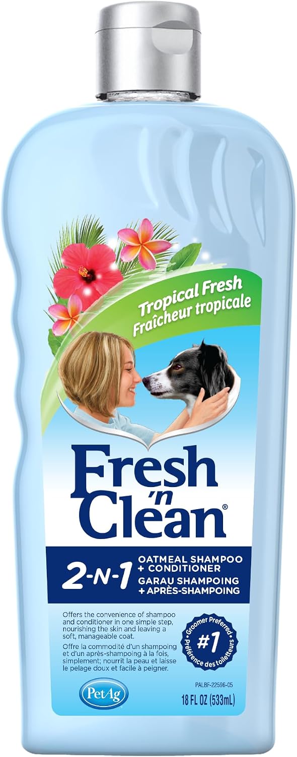 Group of PetAg premium pet care grooming products