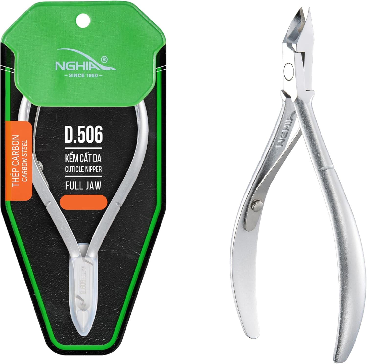 Nghia D-506 Premium Hard Steel Cuticle Nipper front view