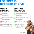 Legitpet tuna flavored multivitamin cat treats for all life stages.