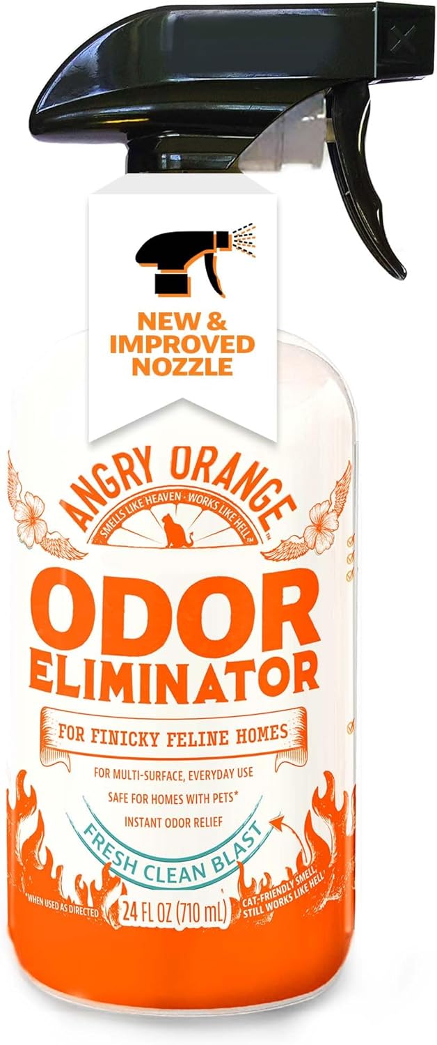 ANGRY ORANGE Pet Odor Eliminator for Dog and Cat Urine, Carpet Stains, and Strong Smells - Citrus Cleaner with Natural Orange Oil - 24 oz - Image 11