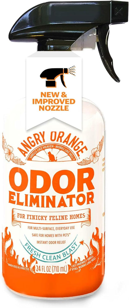 ANGRY ORANGE Pet Odor Eliminator for Dog and Cat Urine, Carpet Stains, and Strong Smells - Citrus Cleaner with Natural Orange Oil - 24 oz - Image 11