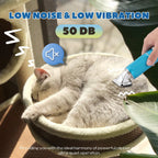 CGOLDENWALL low noise pet hair clipper set inside its dedicated carrying storage case