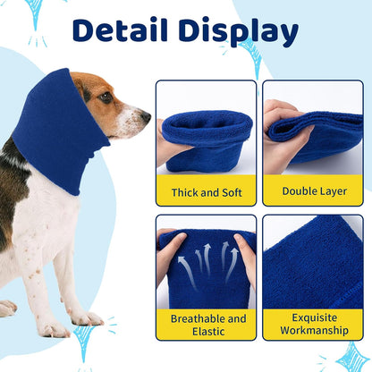 SLSON double layer thickened pet ears protector lifestyle shot during grooming force drying