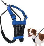 Sporn No Pull Dog Harness, Durable Nylon Mesh Harness for Large Dogs, No Choke Design, Padded Restraint Sleeves, Adjustable Fit, Easy On/Off, Large/XL for Extra Large Breeds, Black - Image 10
