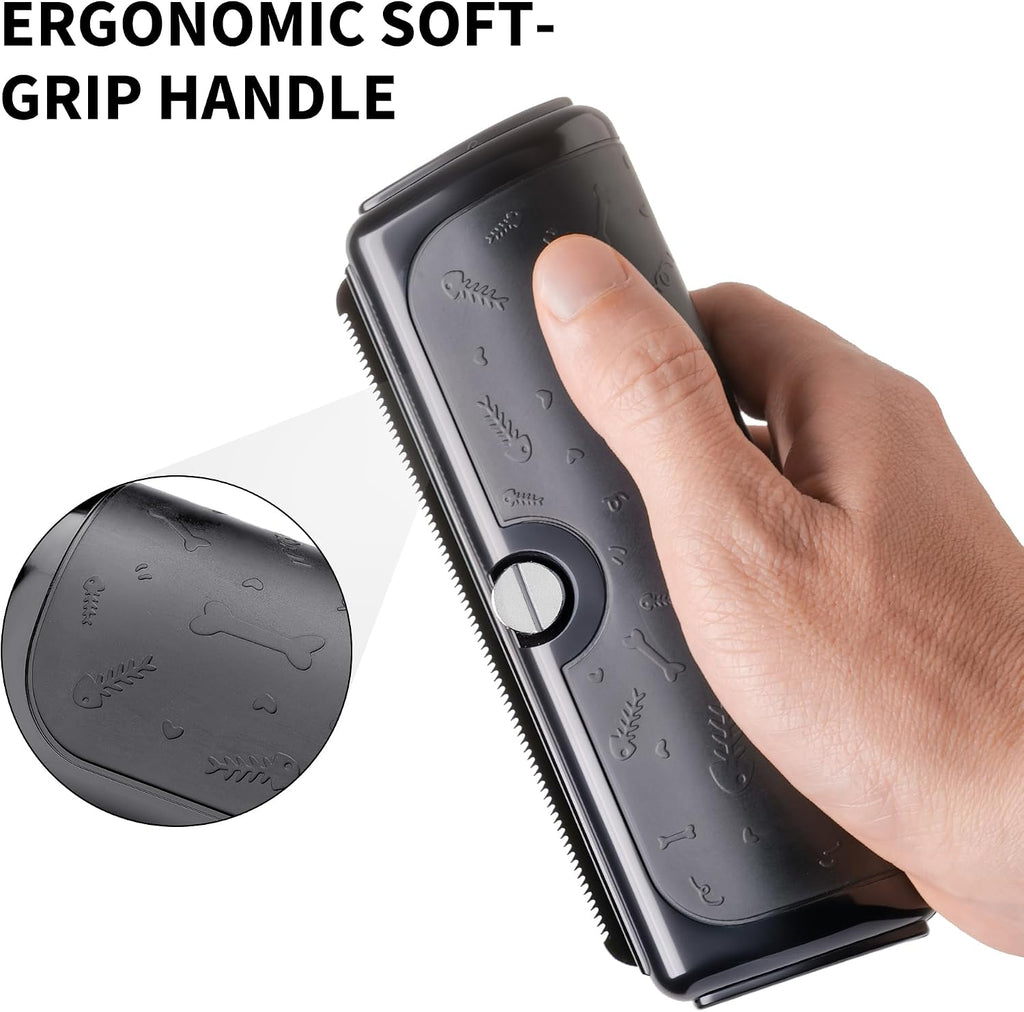 PetPog replaceable metal blade mechanism for dog hair removal