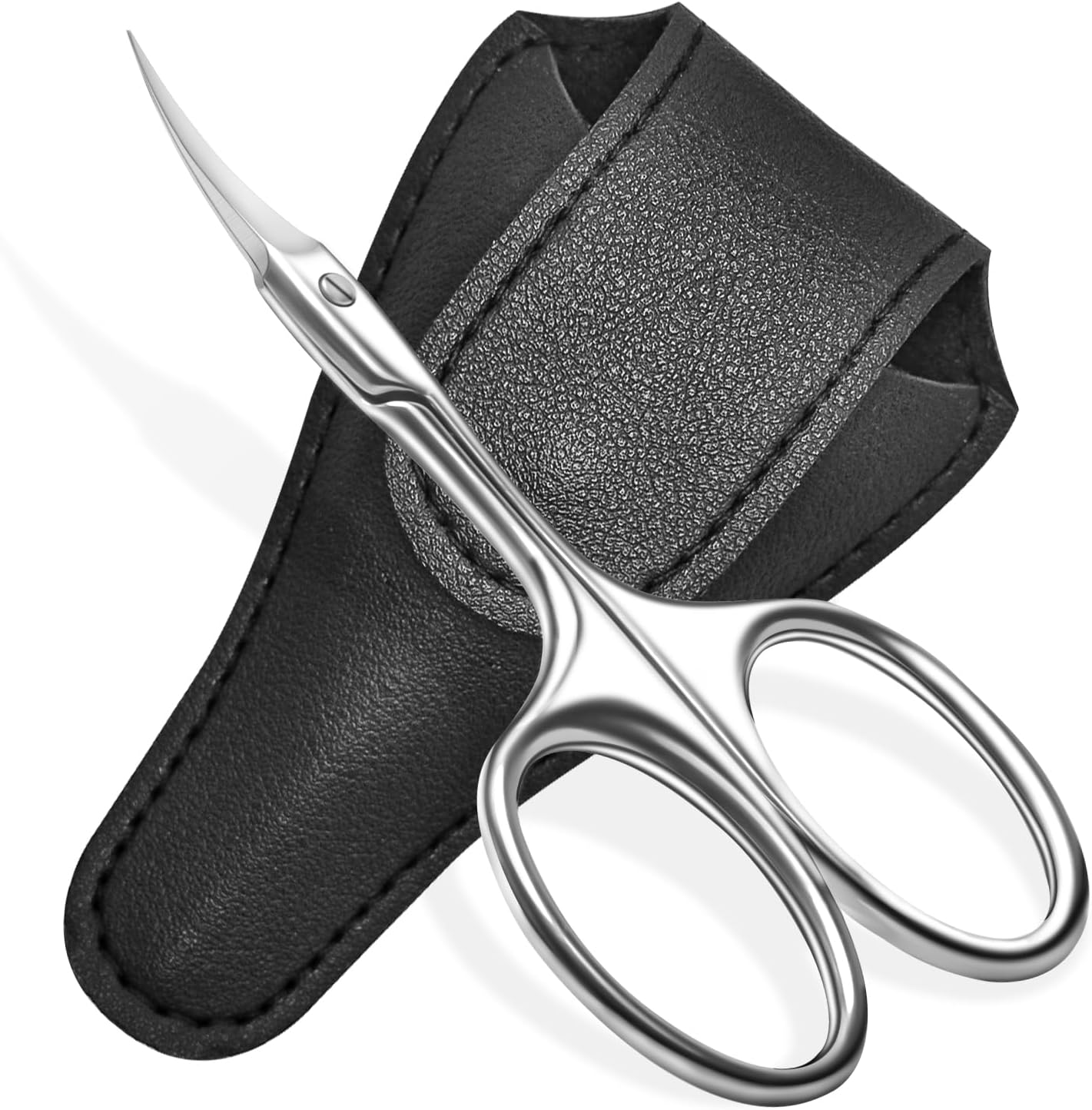 Diesisa curved cuticle scissors professional stainless steel front view