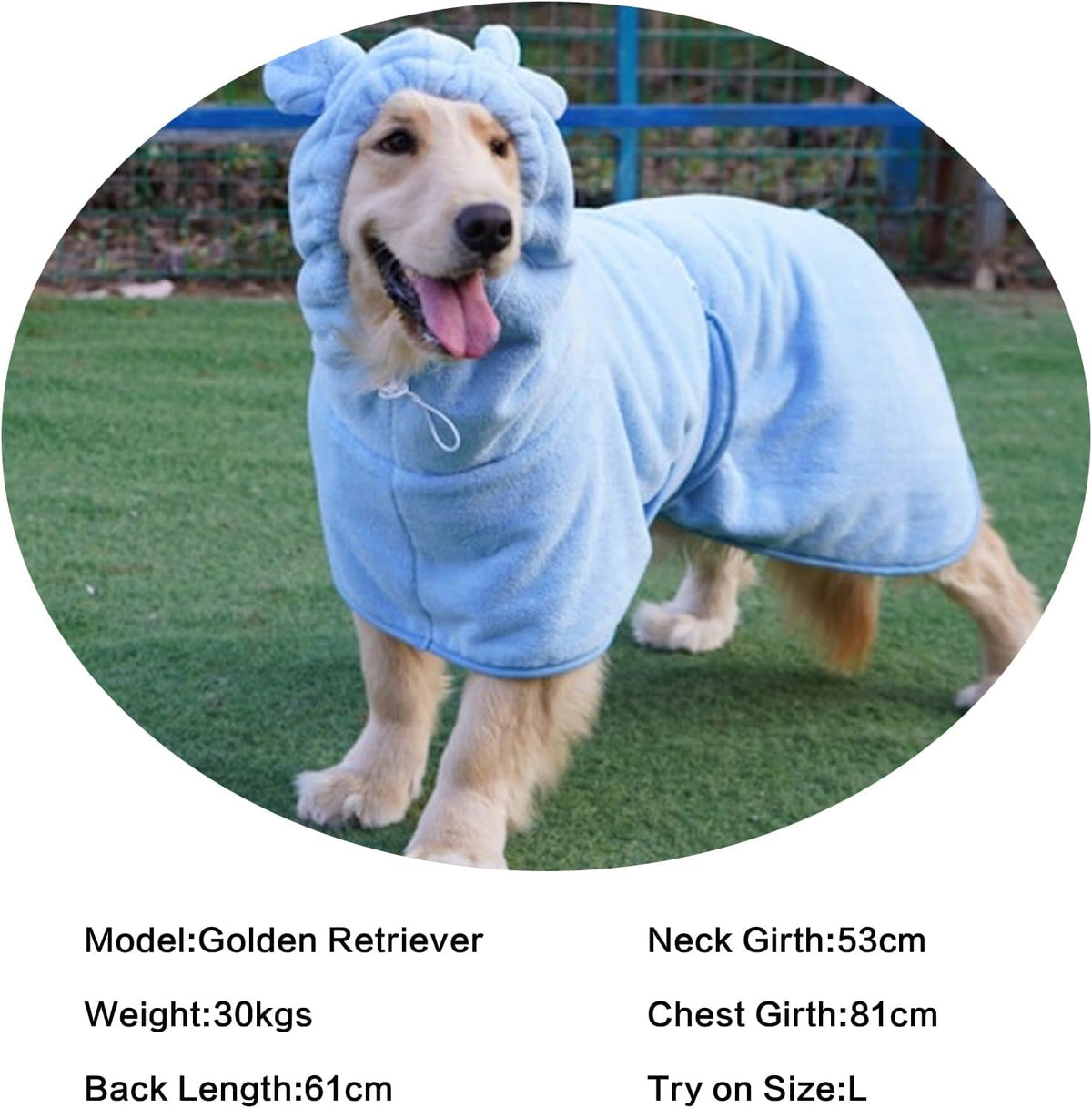 Fnaobai pet towel robe high absorption fabric texture close up