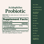 Nature's Bounty Probiotic Acidophilus Tablets, 120 tablets - Image 6