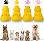 Dog Shoes for Hot Pavement and Snow - Waterproof, Non-Slip, Breathable Booties with Adjustable Straps for Small Medium, and Large Dogs (Pink, S) - Image 11