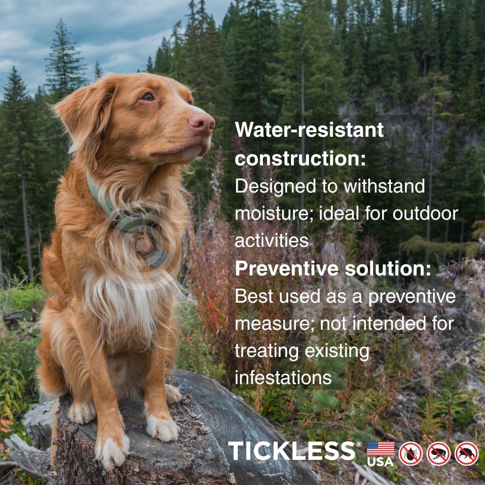 Tickless EcoPet packaging showing chemical free protection