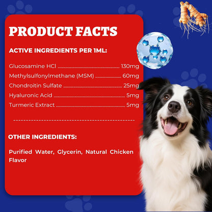 Side profile of Wellix 4 ounce pet health supplement bottle.