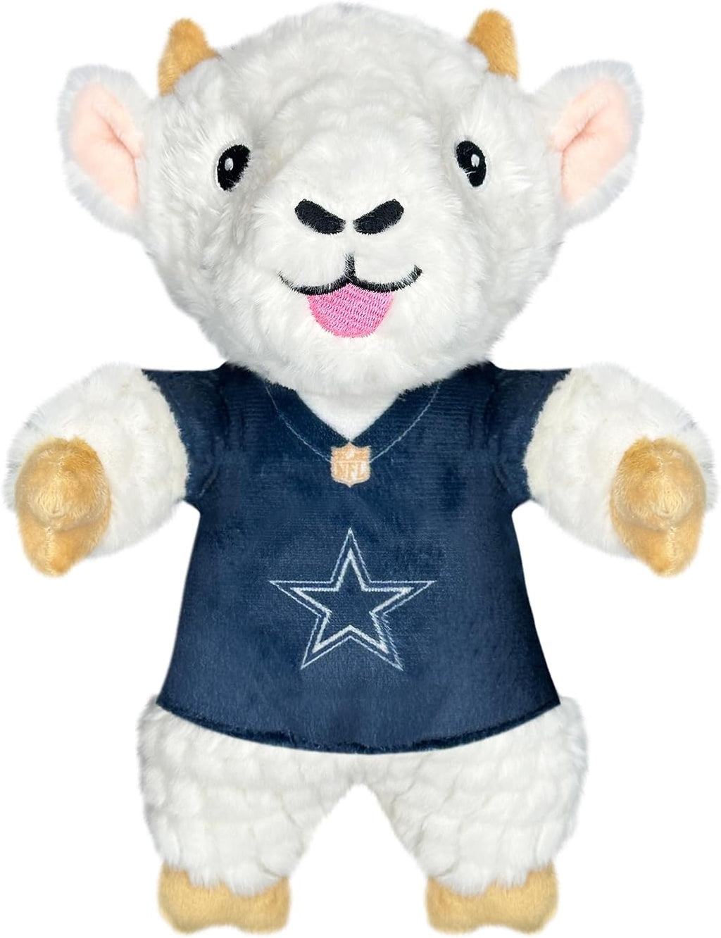 Pets First NFL Detroit Lions Goat Plush Toy for Dogs and Cats with Squeaker, Wearing a Team Jersey! Fun & Sporty Goat Shaped Dog Chew Toy, Interactive Pet Toy - Image 10