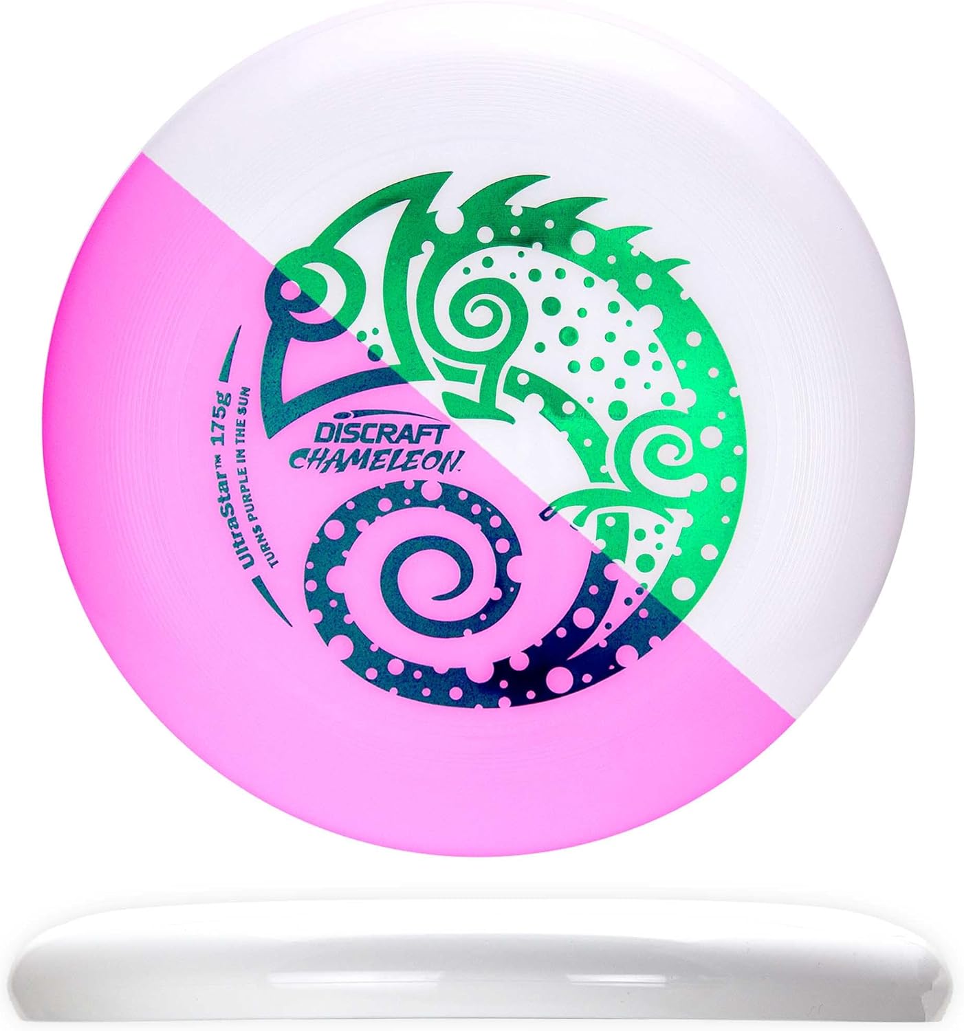 Side profile of Discraft Ultrastar 175g disc showing the aerodynamic contoured grip edge