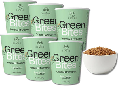 PawCo Fresh Dog Food - Supports Energy, Digestion & Overall Health - Blueberry Recipe with Spinach, Carrots, Flaxseed, Antioxidants & Probiotics - GreenBites - Pack of 10 x 17oz - Image 12