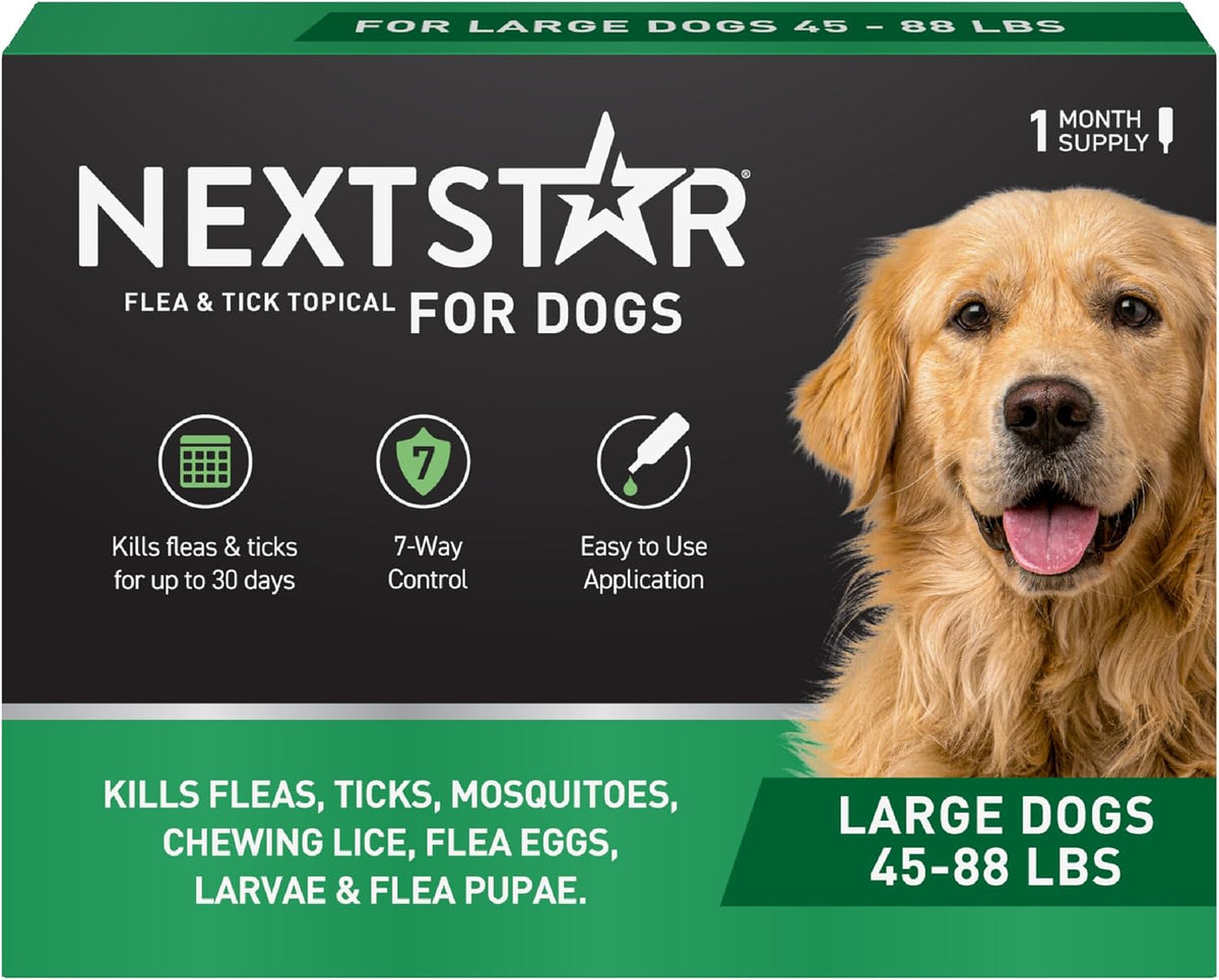 NEXTSTAR Flea and Tick Prevention for Dogs, Repellent & Control, Fast Acting Waterproof Topical Drops, Flea and Tick Prevention for Large Dogs, 3 Monthly Doses - Image 12