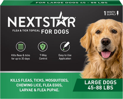 NEXTSTAR Flea and Tick Prevention for Dogs, Repellent & Control, Fast Acting Waterproof Topical Drops, Flea and Tick Prevention for Large Dogs, 3 Monthly Doses - Image 12