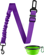 Retractable pet harness leash for car backseat