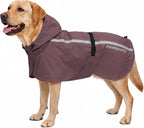 Dog Raincoat with Hood, Reflective Rain Poncho for Medium Large Dogs, Adjustable Waterproof Dog Rain Jacket with Leash Opening for Walking & Camping, Bright Yellow, X-Large - Image 10
