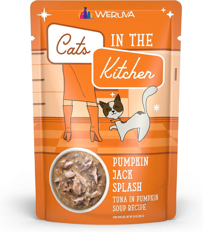 Weruva Cats in the Kitchen, Pantry Party Pouch Variety Pack in Gravy Cat Food, 3oz Pouch (Pack of 12) - Image 13