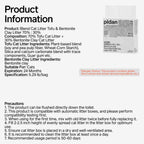 Graphic showing dust free property of Pidan cat litter