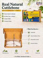 Birds LOVE natural calcium supplement package display
