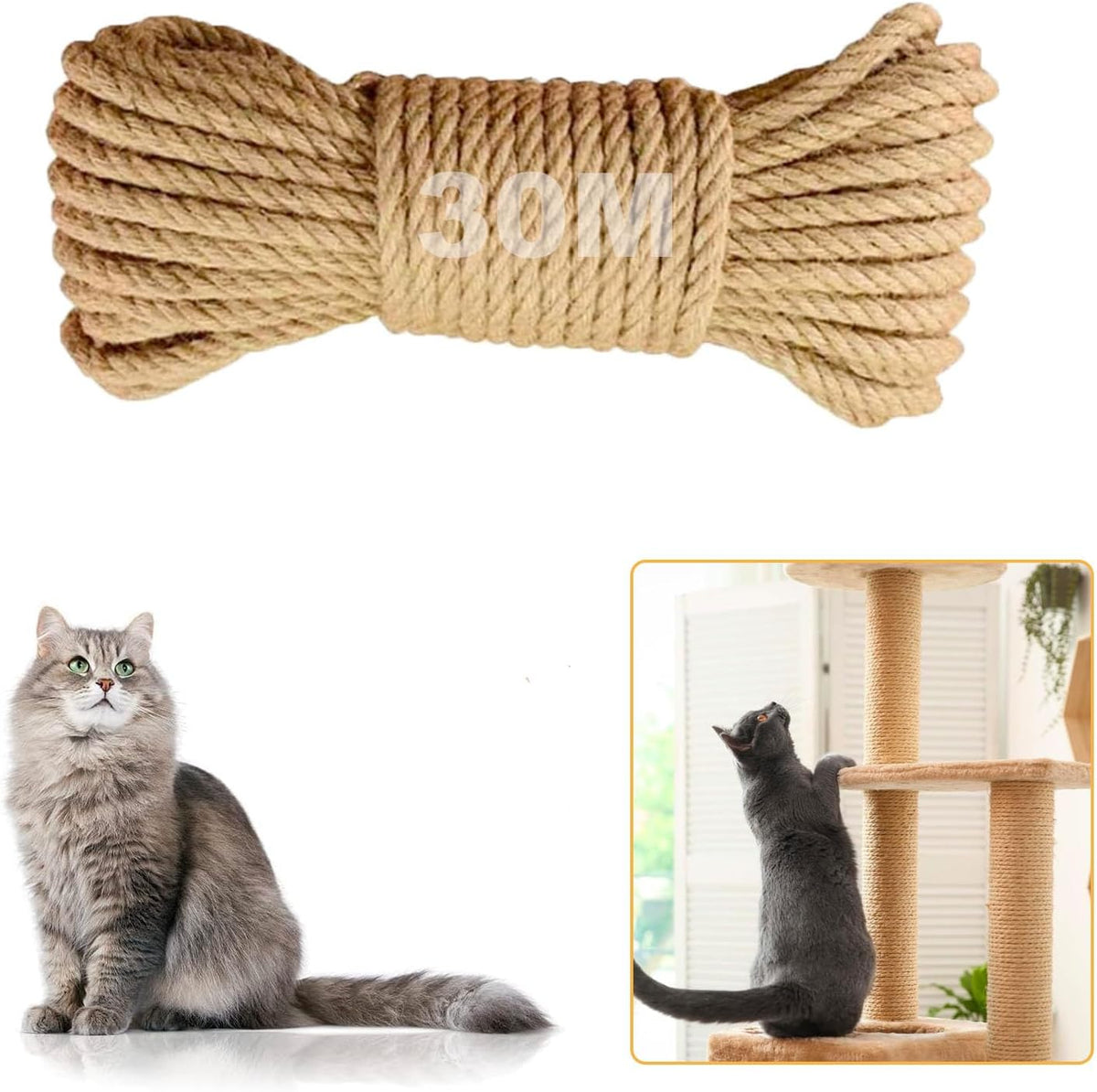 Natural sisal twine for home craft projects