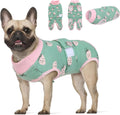 KOESON dog surgery recovery suit front view on a medium dog