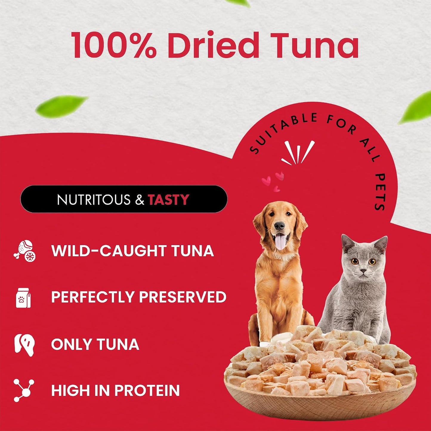 USA inspected Chef Kitty tuna treats for sensitive pet stomachs