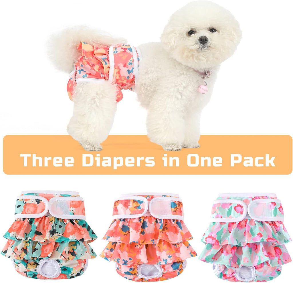Mengelina dog diapers for incontinence highlighting the three hundred and sixty degree leak proof barrier