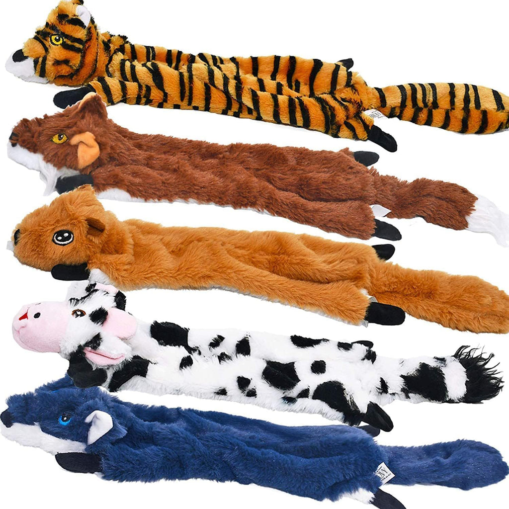 SHARLOVY Dog Squeaky Toys 5 Pack, Bubble Plush Puppy Teething Pet Toys, Crinkle No Stuffing Animals Dog Toy, Doggies Chew for Large Small Medium Breeds - Image 13