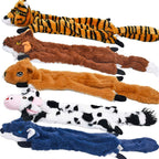 SHARLOVY Dog Squeaky Toys 5 Pack, Bubble Plush Puppy Teething Pet Toys, Crinkle No Stuffing Animals Dog Toy, Doggies Chew for Large Small Medium Breeds - Image 13