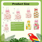 4Pcs Reusable Waterproof Bird Diaper Suit, Cute Pet Nappy Clothes for Parrot Duck Chicken Pigeon Small Pets (S) - Image 5