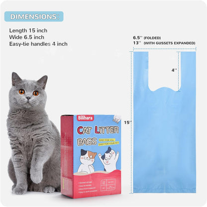 Bilibara premium quality cat waste bags for multi cat households