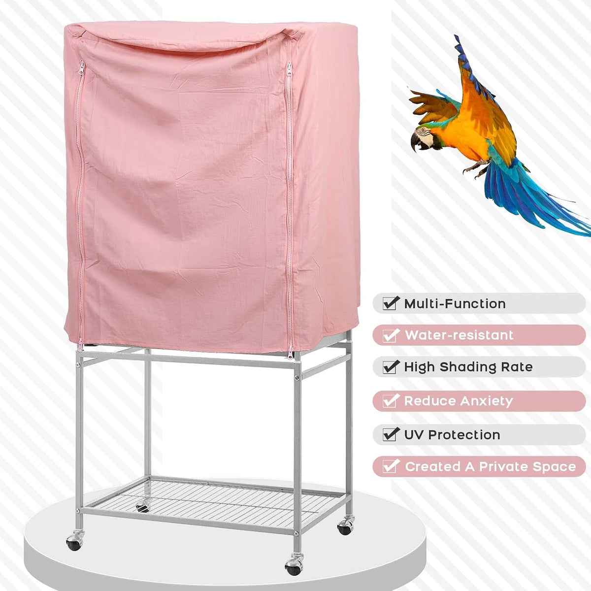 Light proof blackout sleep cloth for pet birds