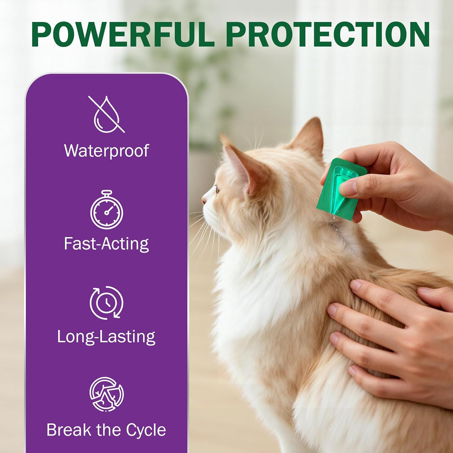 Authentic USA imported Catego flea prevention for cats