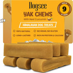 Dogsee Himalayan Yak Cheese Chews with Turmeric 2lb (Medium -12 Pack) 60% Protein Long-Lasting Natural Treats for Dogs Anti-Inflammatory Odorless & Helps with Teeth Cleaning - Image 12