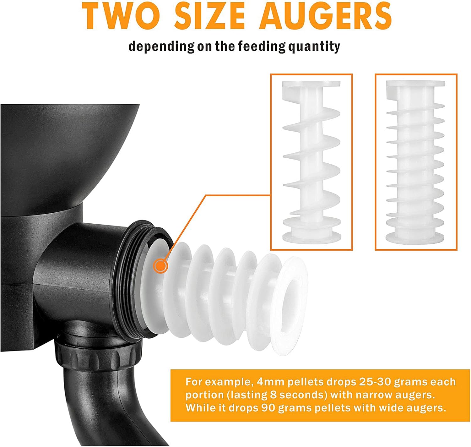 Hygger programmable pond feeder packaging and full installation accessory kit
