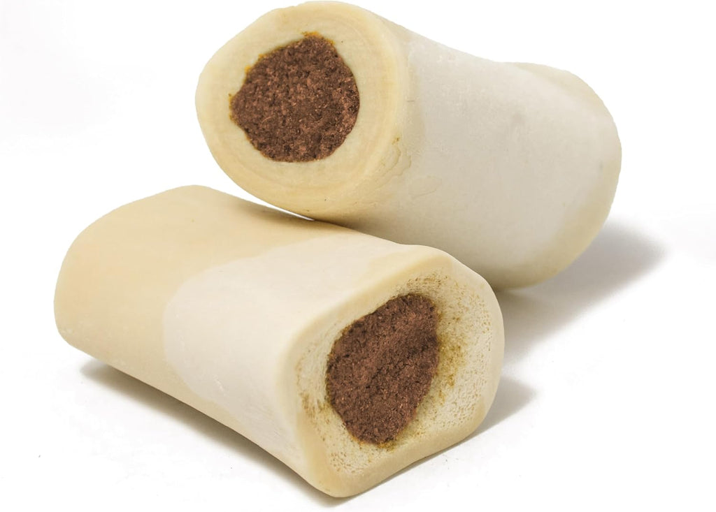 Cadet Stuffed Shin Bone, Long Lasting Dog Bones for Aggressive Chewers, High Protein Filled Dental Chew, Bully Stick Peanut Butter Filling, 5-6" for Large Dogs - Image 11