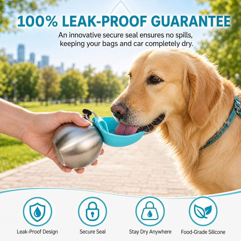 KLINNA small dog water dispenser demonstrating water reflow system