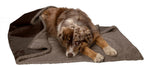 Furhaven Waterproof & Self-Warming Throw Blanket for Dogs & Indoor Cats, Washable & Reflects Body Heat - Soft-Edged Terry & Sherpa Dog Blanket - Espresso, Medium - Image 13