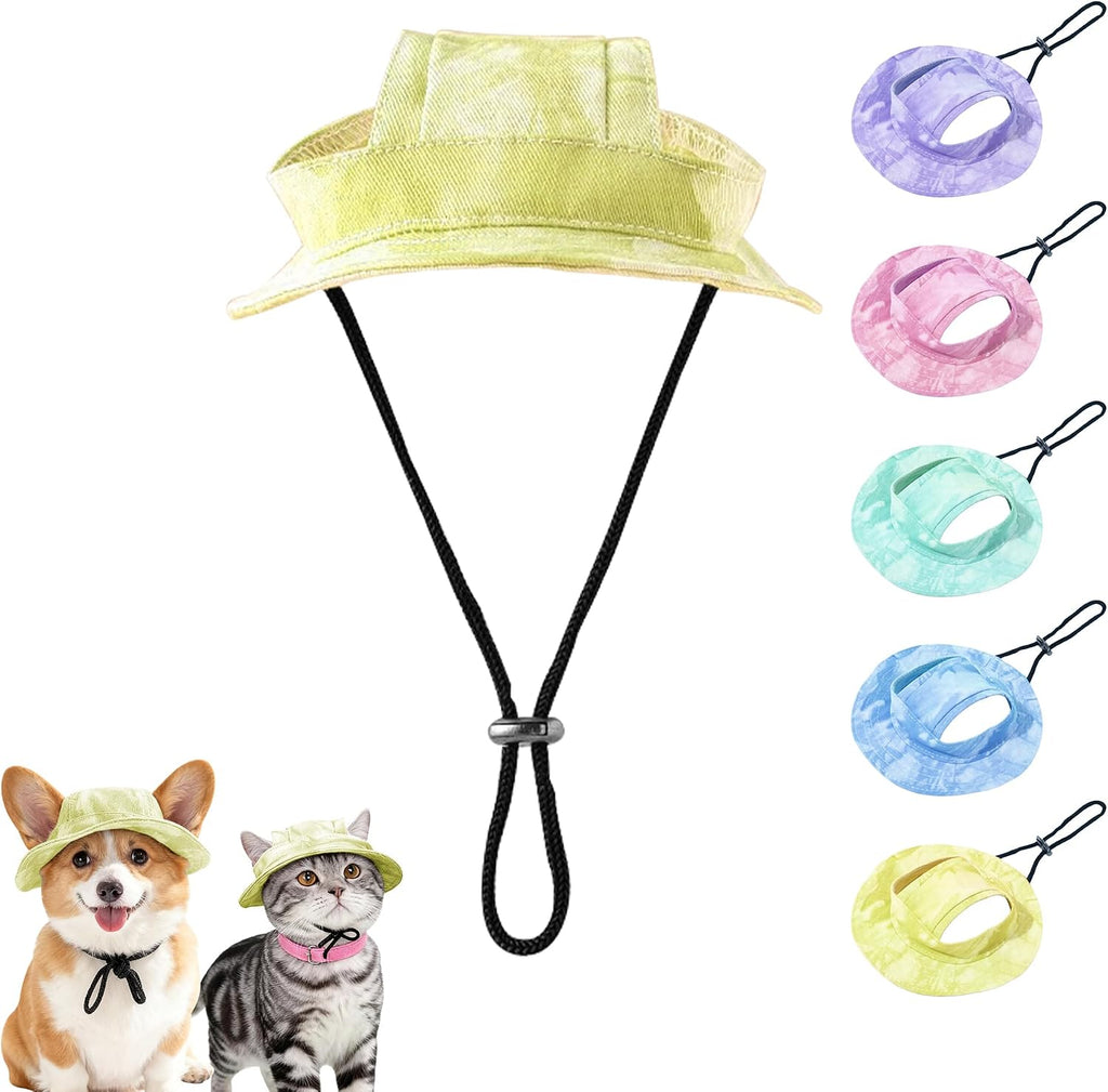Detail view of dedicated ear holes in pet hat