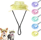 Detail view of dedicated ear holes in pet hat