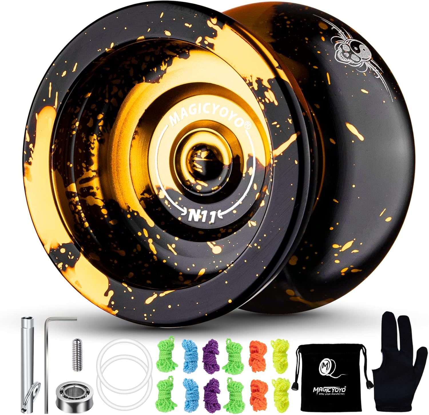 Magicyoyo N11 dual purpose professional yoyo front view